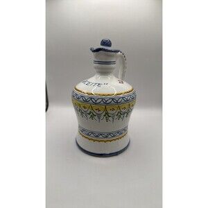 Vintage Talavera Spain Sangria Pitcher Hand Painted Ceramic